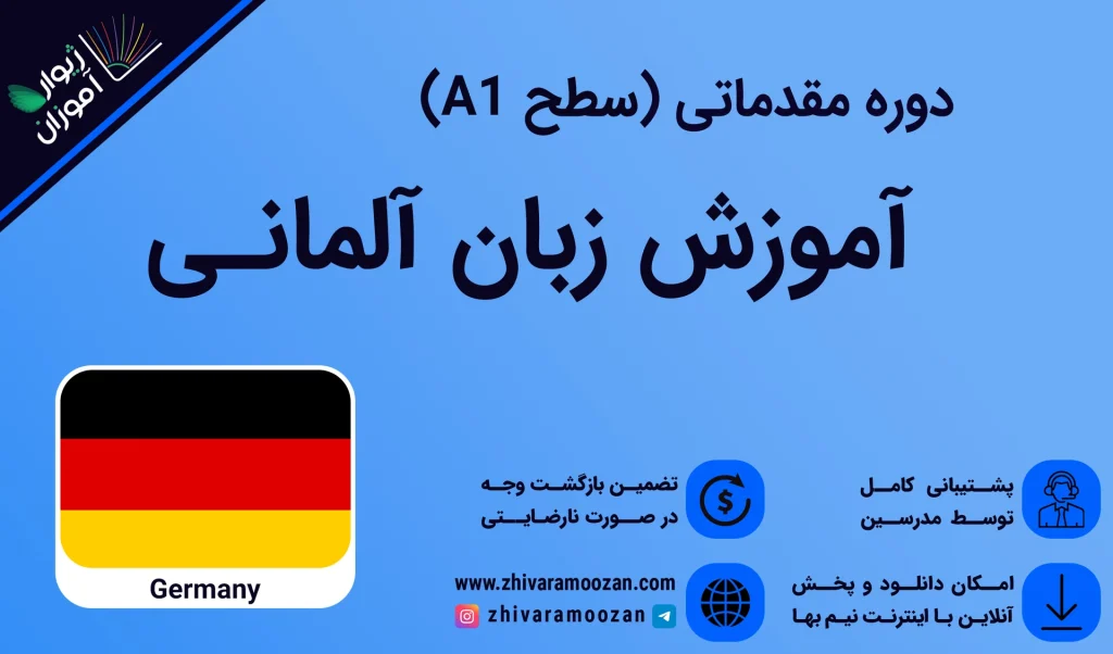 آموزش زبان آلمانی – سطح A1 – آموزش قدم به قدم زبان آلمانی از صفر با جدیدترین متد!