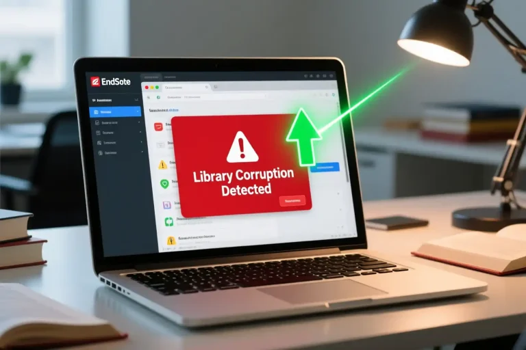 ارور Library Corruption در EndNote – علت‌ها، بازیابی و پیشگیری
