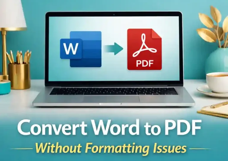 آموزش تبدیل فایل ورد به PDF بدون بهم‌ریختگی (فونت، جدول، عکس)