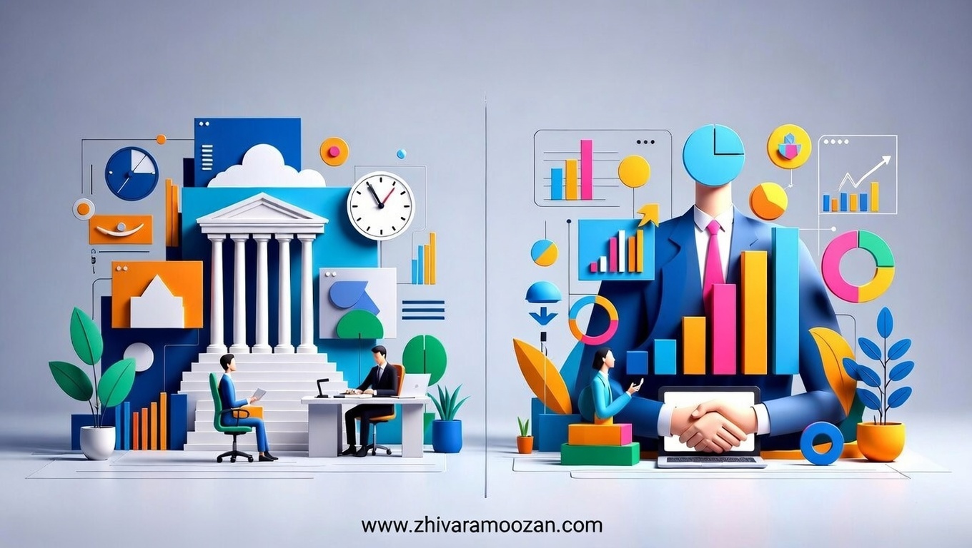 آزمون استخدامی یا شرکت خصوصی؟ انتخاب مسیر شغلی بر اساس شخصیت و اهداف شما