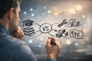 آیا دانشگاه تنها مسیر موفقیت است؟ مقایسه جامع تحصیلات آکادمیک و یادگیری مهارتمحور