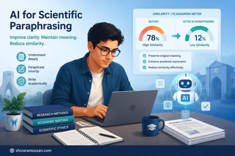 AI برای پارافریز علمی بدون افزایش Similarity