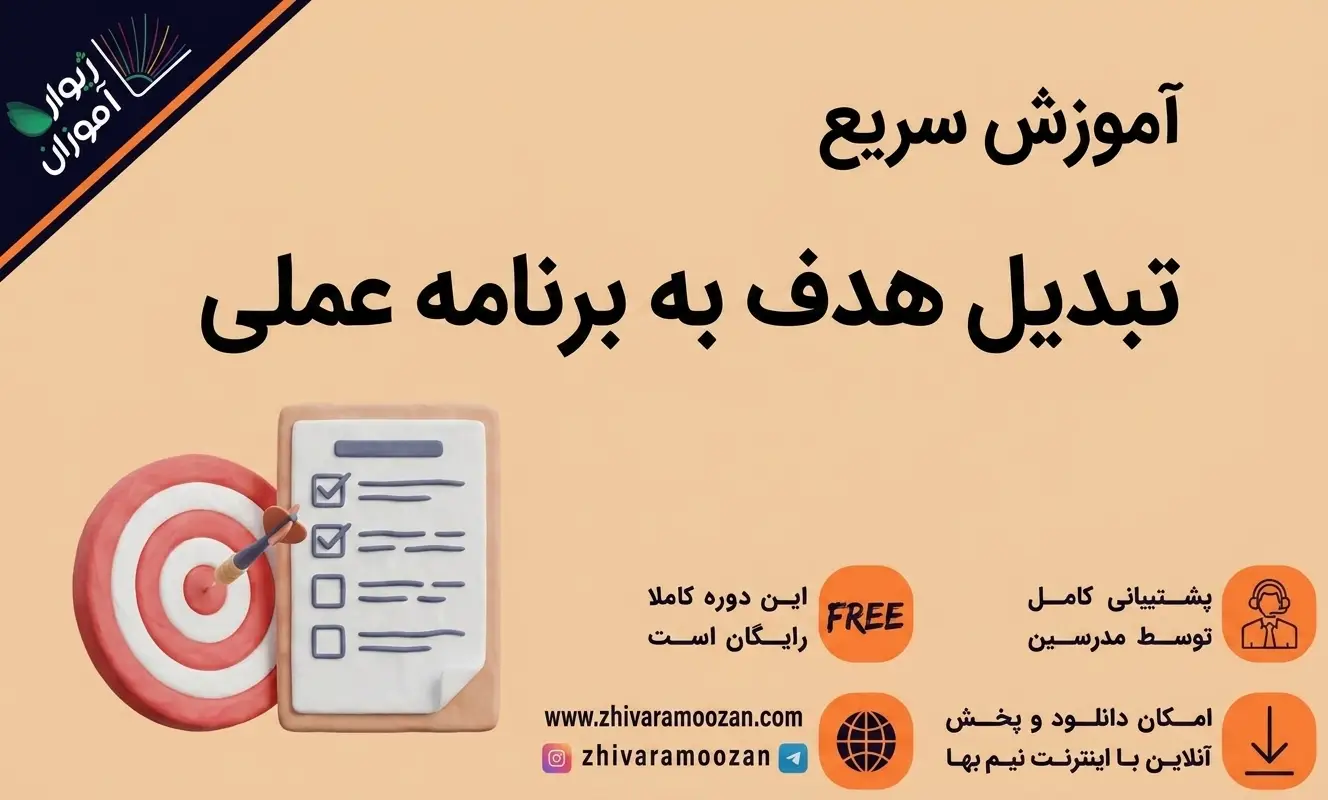 آموزش تبدیل هدف به برنامه عملی