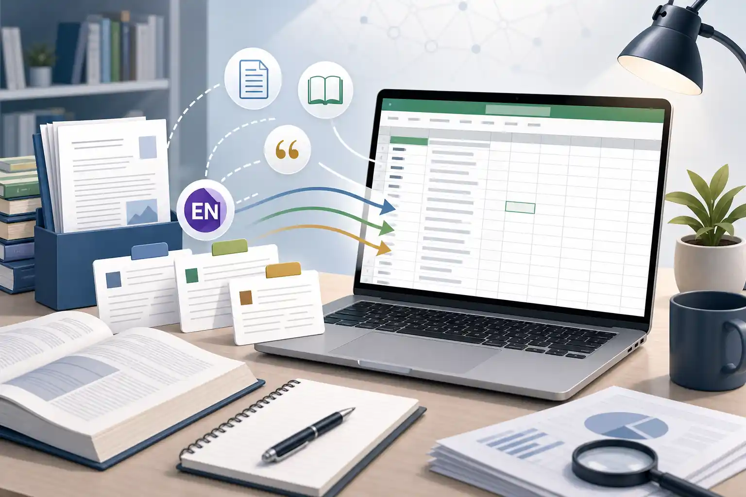 خروجی گرفتن از EndNote به Excel بدون بهم‌ریختگی